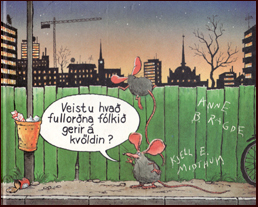 Veistu hva fullorna flki gerir  kvldin? # 13557