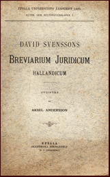 Breviarum juridicum Hallandicum # 13759