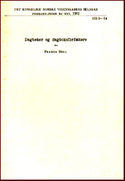 Dagb�ker og dagboksforfattere # 11777