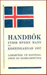 Handbk fyrir hvern mann um kosningarnar 1937 # 11841
