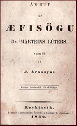 Ágrip af æfisögu Dr. Marteins Lúters # 14133