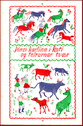 Jnsi karlinn  koti og telpurnar tvr # 11071