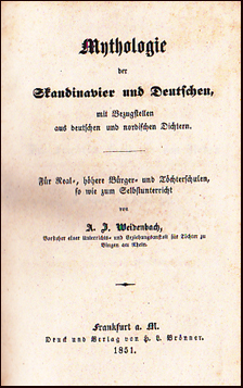 Mythologie der Skandinavier und Deutschen # 18931