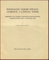 Riksdagen ssom hgsta domstol i gngna tider # 13797