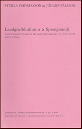Landgr��slutilraun � Sprengisandi # 14939