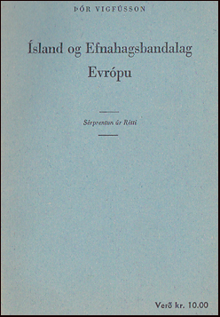sland og Efnahagsbandalag Evrpu