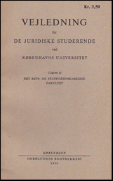 Vejledning for de juridiske studerende vef Kbenhavns Universitet # 15500