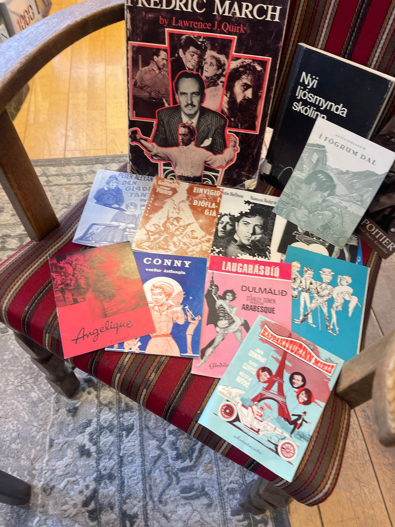 Vintage Icelandic cinema programs