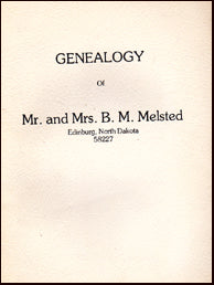 Genealogy og Mr. and Mrs. B. M. Melsted # 17788
