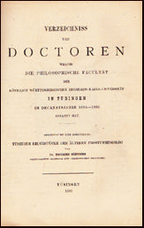 Verzeichniss der Doctoren # 17821