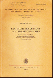 Lexikalisches Lehngut im Altwestnordischen # 18003