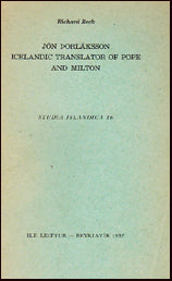 Jón Þorláksson. Icelandic translator of Pope and Milton # 18101