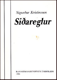 Siðareglur # 18187