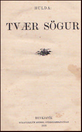 Tvær sögur eftir Huldu # 18770