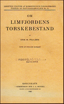 Om Limfjordens Torskbestand # 19492