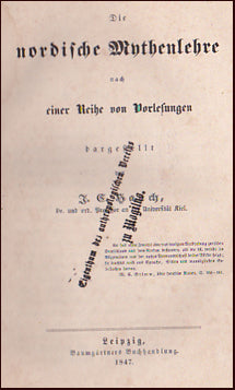 Die nordische Mythenlehre nach einer Reihe von Vorlesungen # 46347