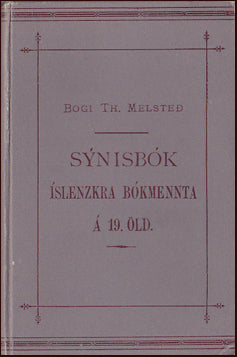 Sýnisbók íslenskra bókmennta á 19. öld # 19741