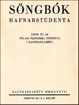 Söngbók Hafnarstúdenta # 19887