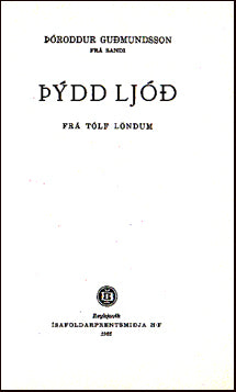 Þýdd ljóð frá tólf löndum # 20455