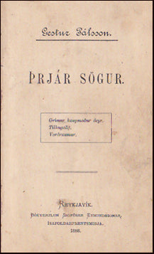 Þrjár sögur - Ofan úr sveitum - Höfrungshlaupið # 20858