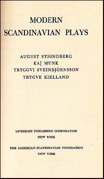 Modern Scandinavian plays # 20936
