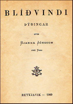 Blíðvindi. Þýðingar eftir Bjarna Jónsson frá Vogi # 21106