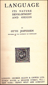 Language. Its nature, Development and origin # 21373