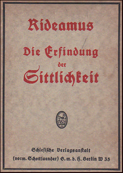 Die Erfindung der Sittlichkeit # 21381