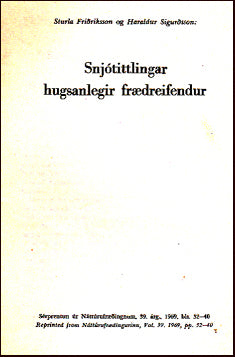 Snjótittlingar og hugsanlegir frædreifendur # 21869