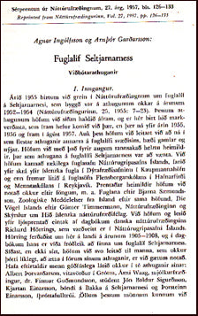 Fuglalíf Seltjarnarness # 21871