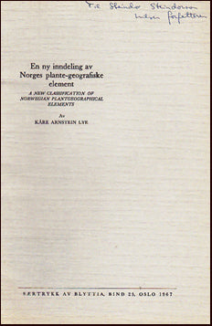 En ny inndeling av Norges plante-geografiske element # 21878