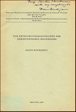 Zur entwicklungsgesvhichte der Nordfinnischen hochmoore # 21891