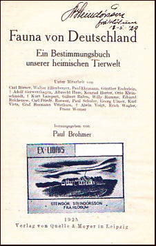 Fauna von Deutschland. Ein Bestimmungsbuch unserer heimischen Tierwelt # 21922