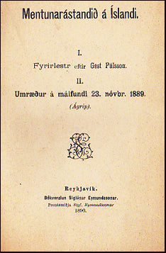 Mentunarástandið á Íslandi # 62420