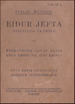 Eiður Jefta # 22503