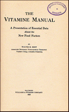 The Vitamine Manual # 22544
