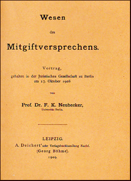 Wesen des Mitgiftversprechens # 22654