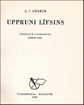 Uppruni lífsins # 22910