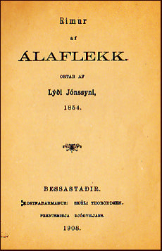 Rímur af Álaflekk # 23056