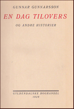 En dag tilovers og andre historier # 23096