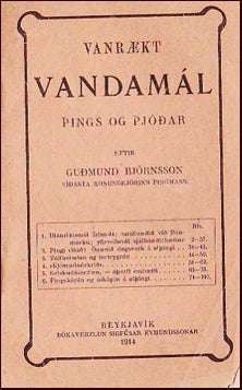 Vanrækt vandamál þings og þjóðar # 23153