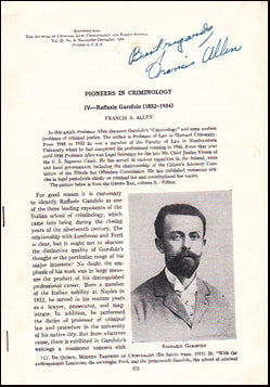 Pioneers in Criminology # 23207