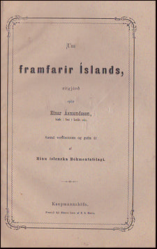 Um framfarir Íslands #24033