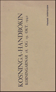 Kosningahandbókin 1942 # 23586