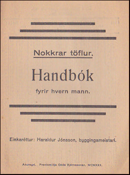 Nokkrar töflur # 23634