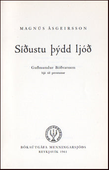 Síðustu þýdd ljóð # 24007