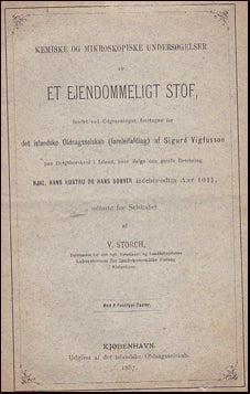 Kemiske og mikroskopiske Undersögelser # 24397