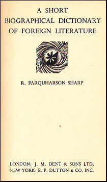 A Short Biographical Dictionary # 24463