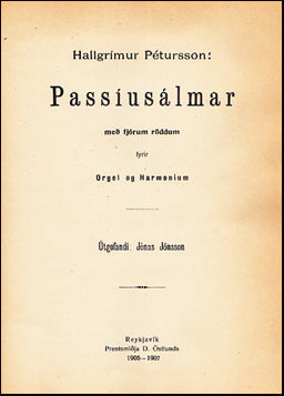 Passíusálmar með fjórum röddum # 24820