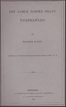 Det gamle norske ønavn Njarðarlog # 24952